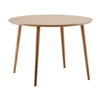 Masă în decor de stejar woodman cloyd,  ø  100 cm