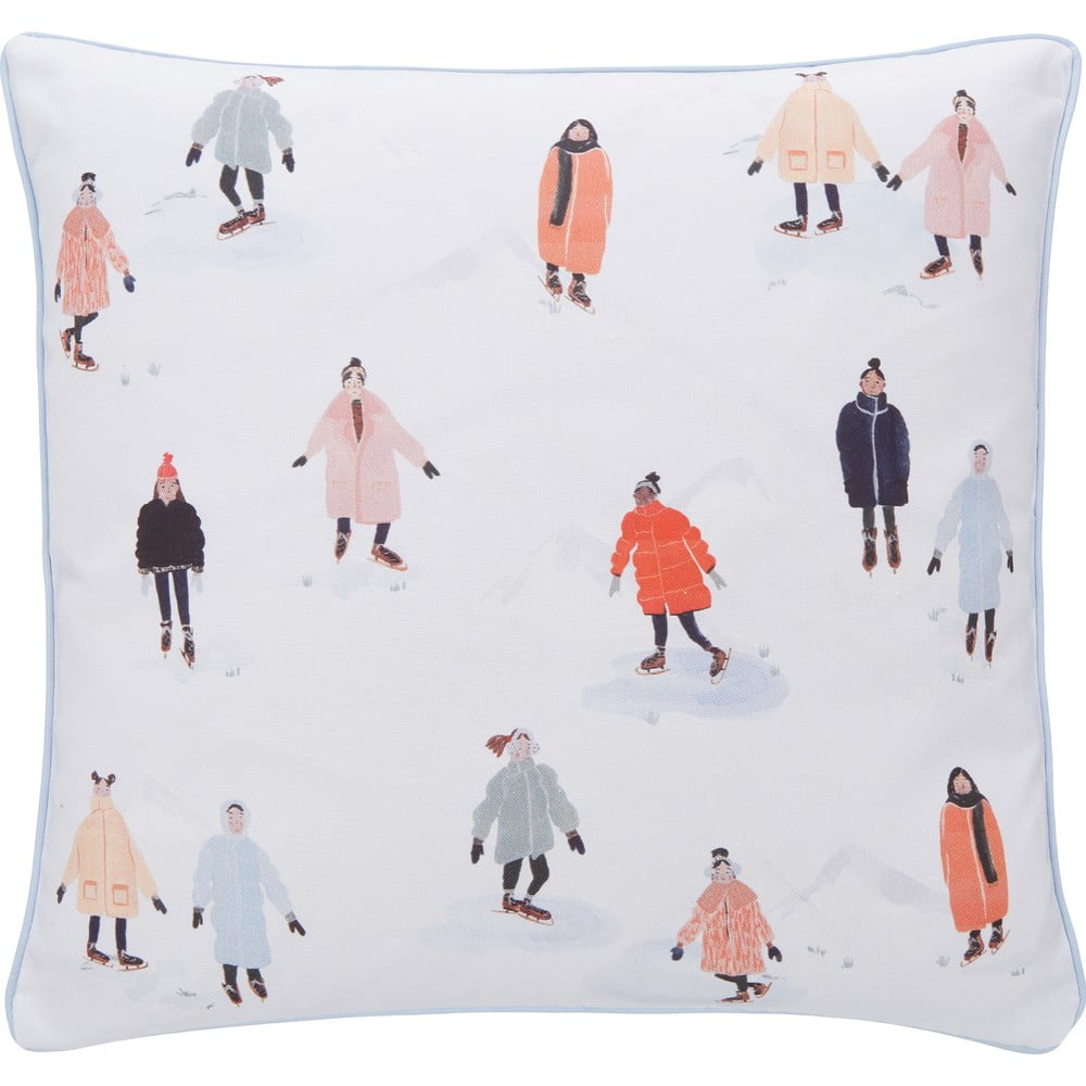 Față de pernă decorativă din bumbac westwing collection ice skater, 45 x 45 cm
