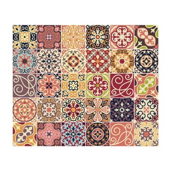 Set 30 autocolante ambiance la valette, 15 x 15 cm