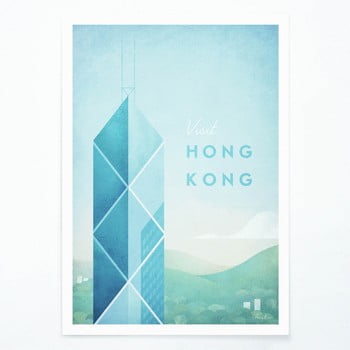 Poster travelposter hong kong, a3