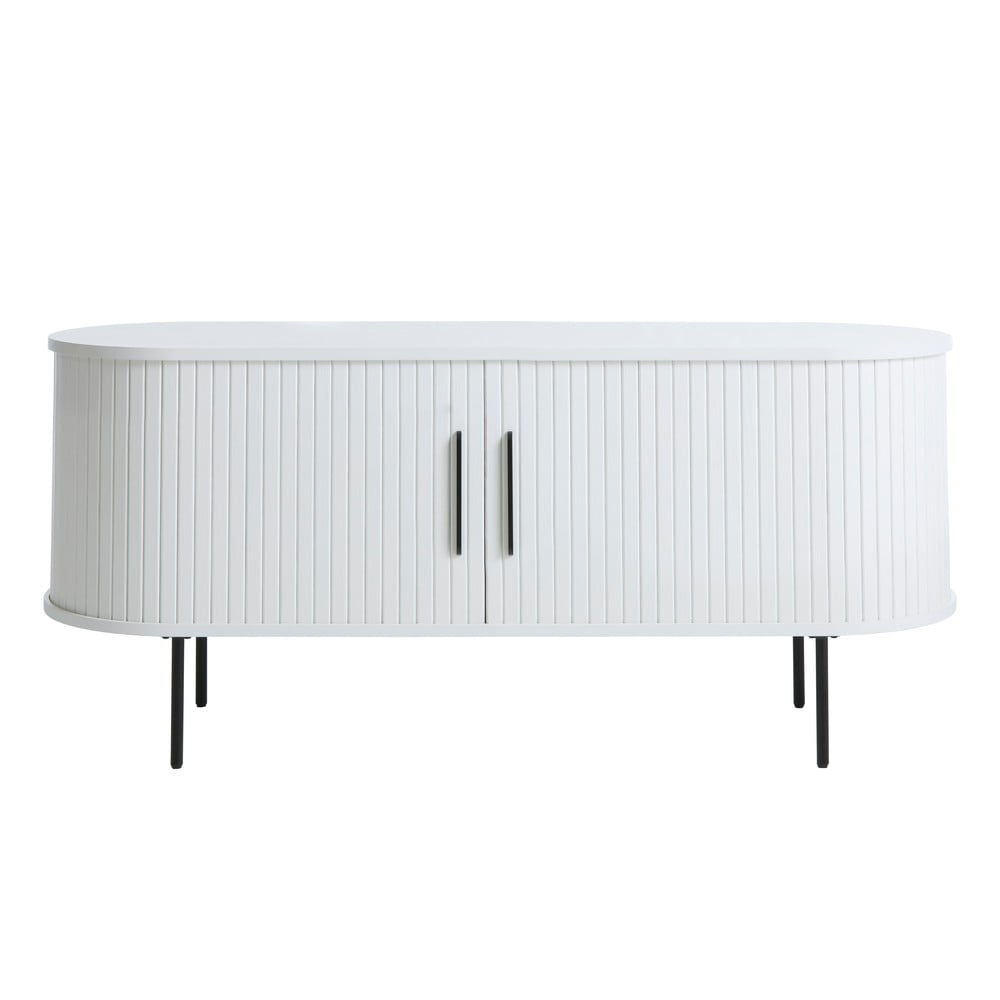 Comodă TV albă 120x56x40 cm Nola – Unique Furniture