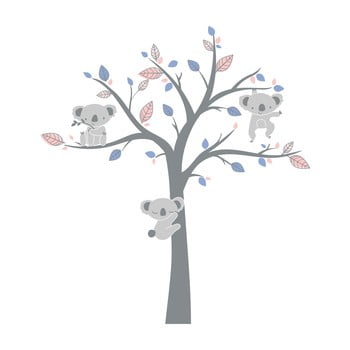Autocolante de perete pentru camera copiilor ambiance koala sweet