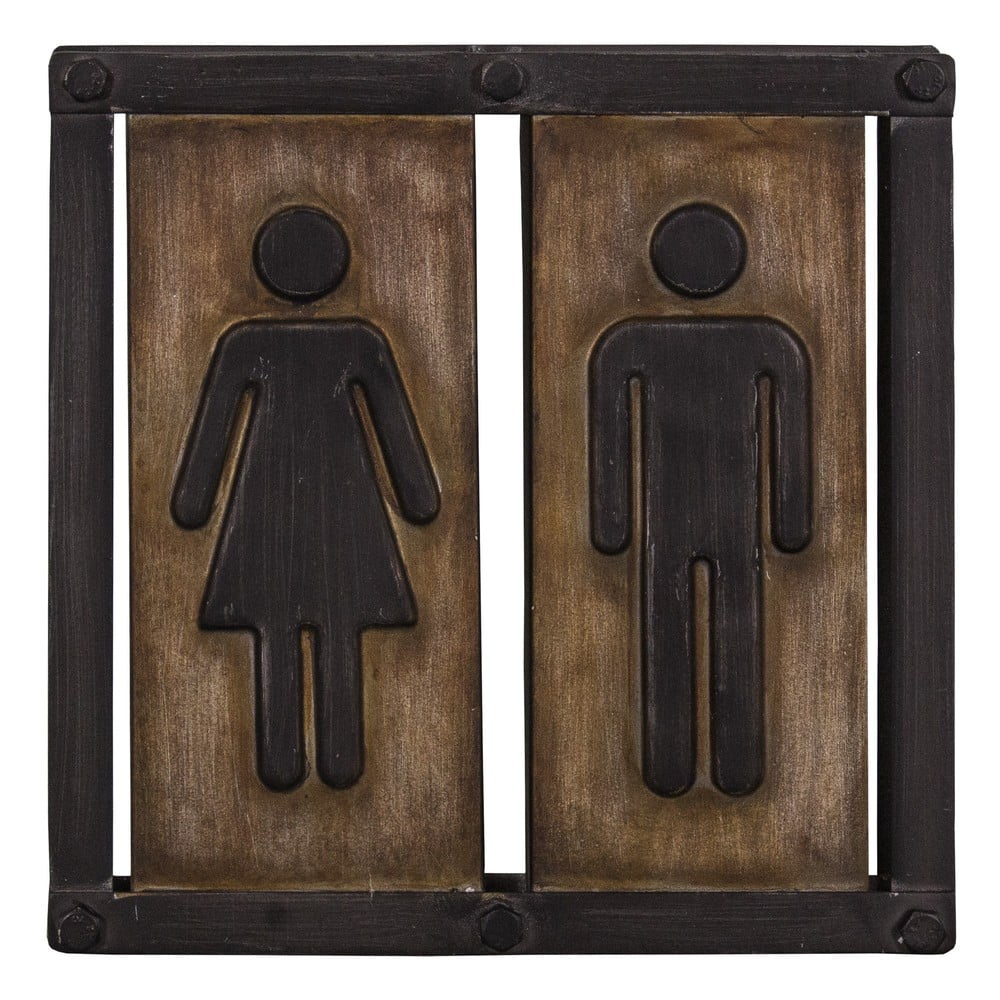 Tăbliță indicatoare pentru toaletă Antic Line, 21,5 x 21,5 cm Antic Line