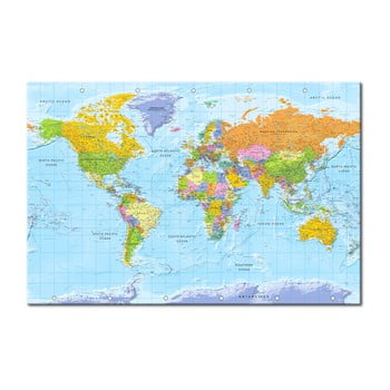 Hartă decorativă a lumii Bimago Orbis Terrarum 90 x 60 cm