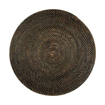 Suport din ratan pentru farfurie tiseco home studio, ø 36 cm, maro