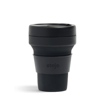 Cană pliabilă stojo pocket cup ink, 355 ml, negru
