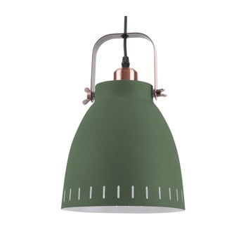 Lustră leitmotiv mingle, ⌀ 21 cm, verde cu detalii arămii