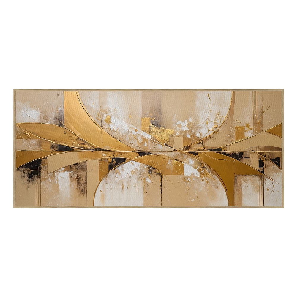 Tablou 150x60 cm Gold Abstraction – knor