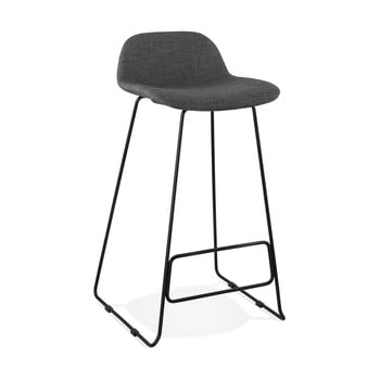 Scaun de bar kokoon vancouver, înălțime 76 cm, gri închis