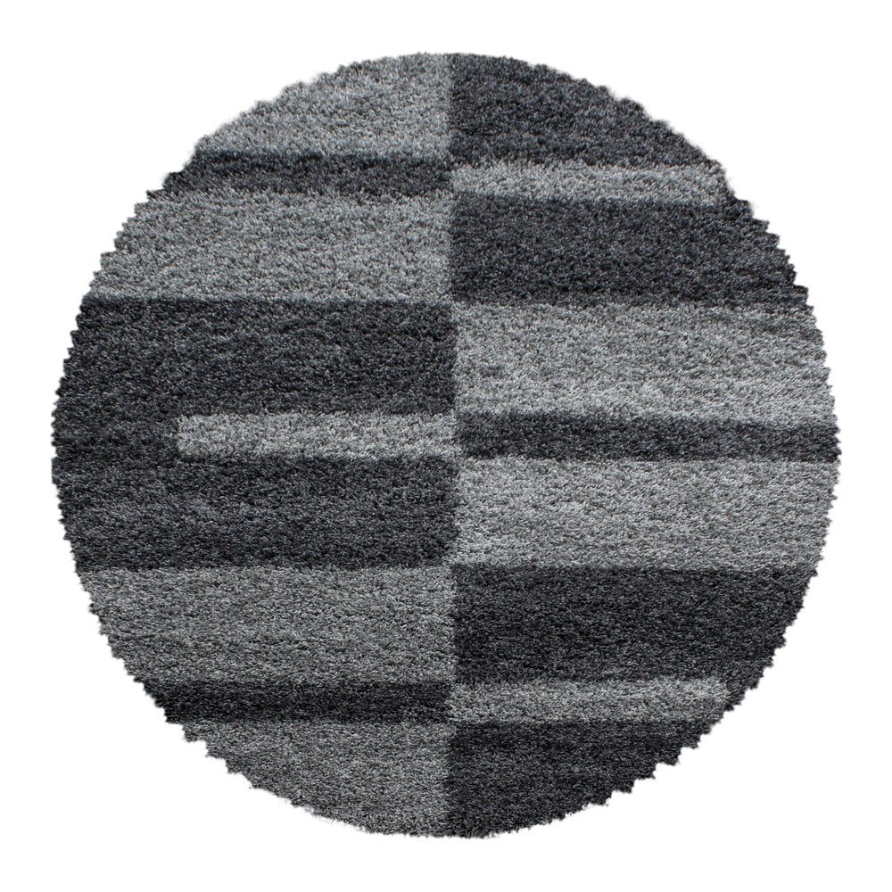 Covor gri închis rotund ø 80 cm Gala – Ayyildiz Carpets