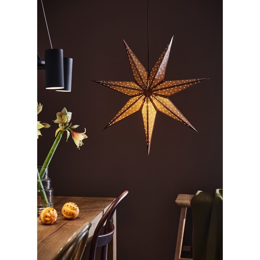 Decorațiune luminoasă de Crăciun Markslöjd Glitter, lungime 75 cm, maro bonami.ro pret redus