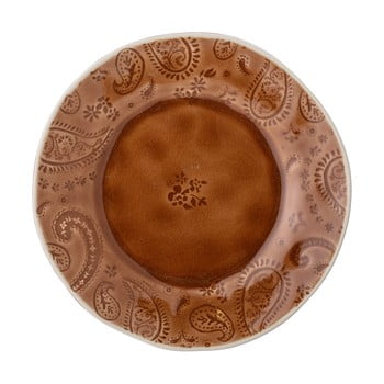 Farfurie desert din gresie ceramică bloomingville rani, ø 20 cm, roșu