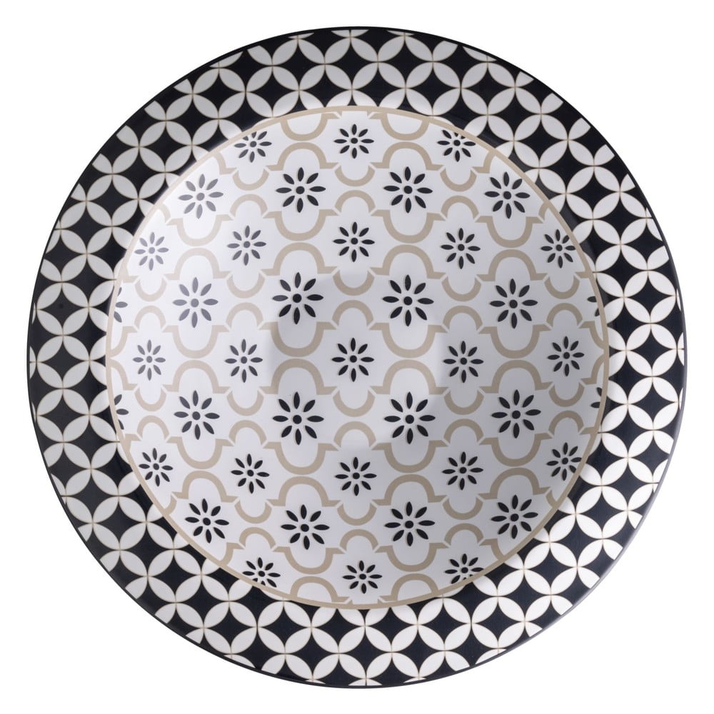 Poza Farfurie adanca din gresie ceramica Brandani Alhambra II., Ã¸ 40 cm