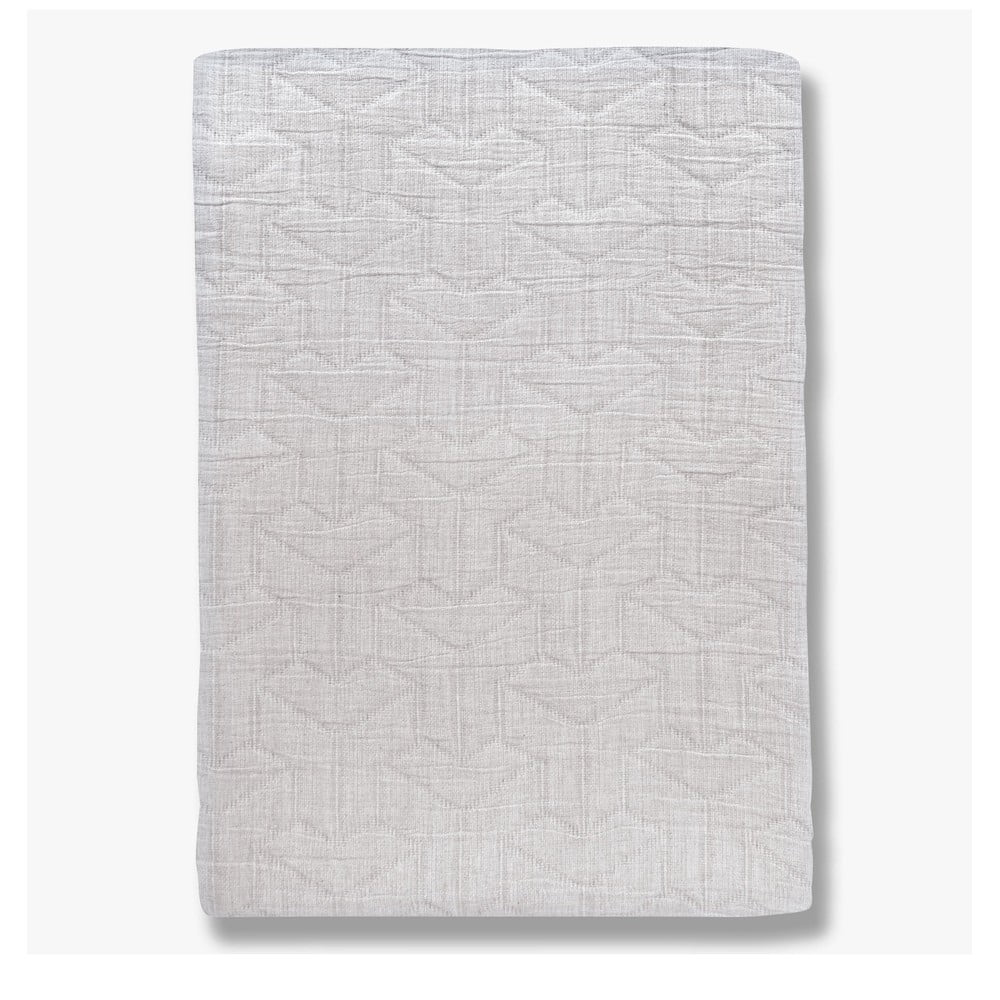 Poza Cuvertura alb din bumbac reciclat pentru pat de o persoana 140x250 cm Trio a€“ Mette Ditmer Denmark