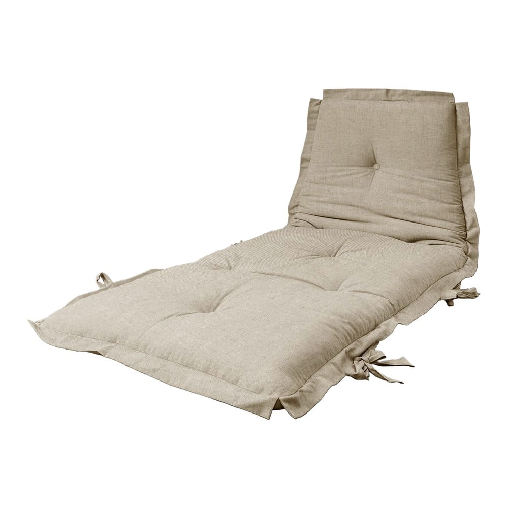 Futon variabil Karup Design Sit & Sleep Linen Beige, 80 x 200 cm bonami.ro
