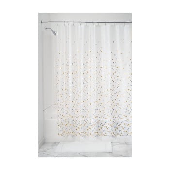 Perdea de duș idesign confetti, 183 x 183 cm