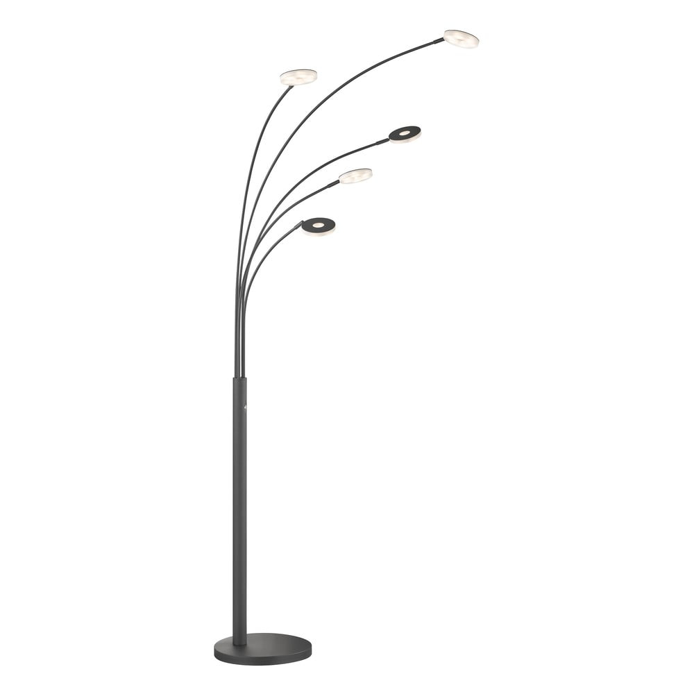 Lampadar negru LED cu intensitate reglabilă (înălțime 225 cm) Dent – Fischer & Honsel