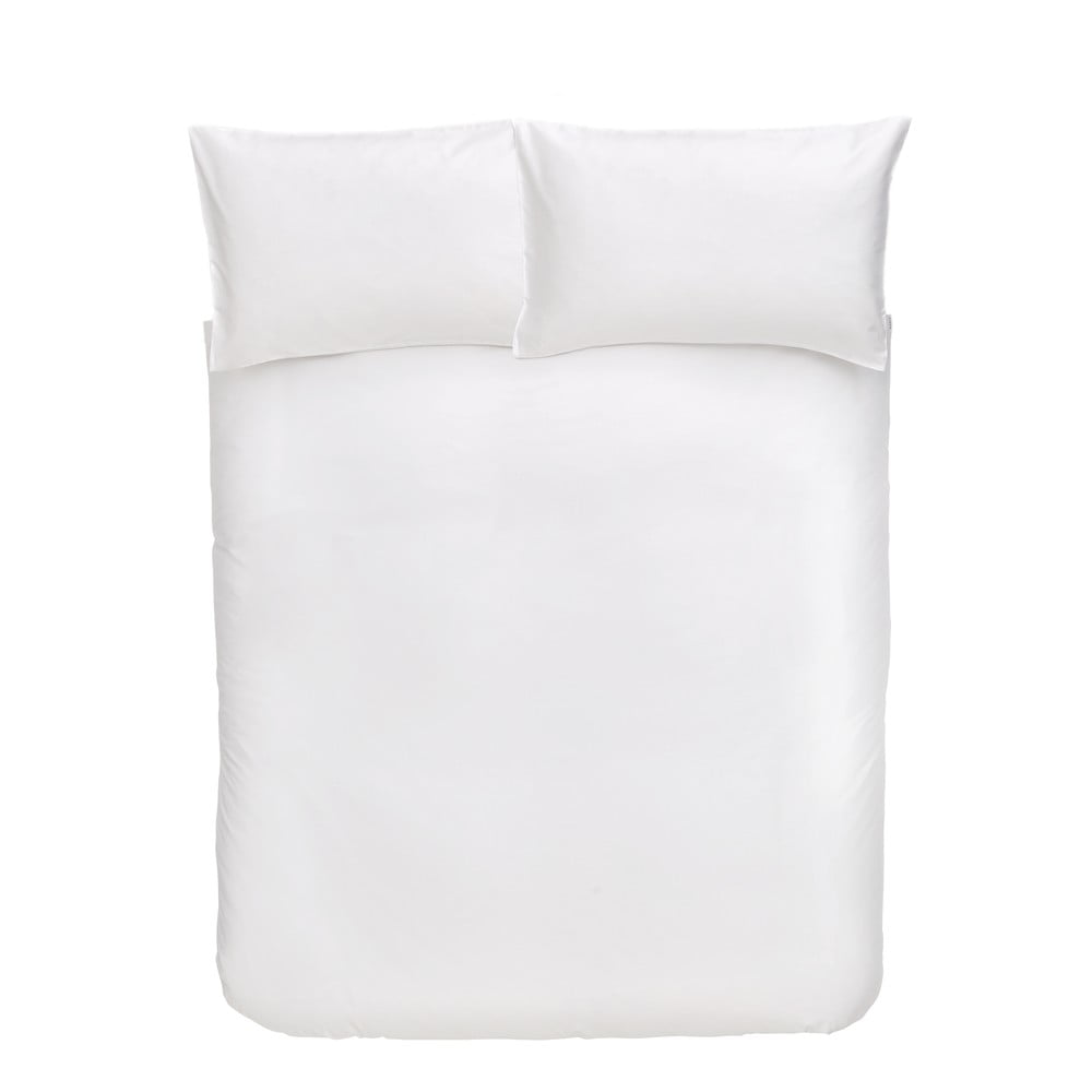 Lenjerie de pat din bumbac satinat Bianca Classic, 200 x 200 cm, alb 200 imagine noua