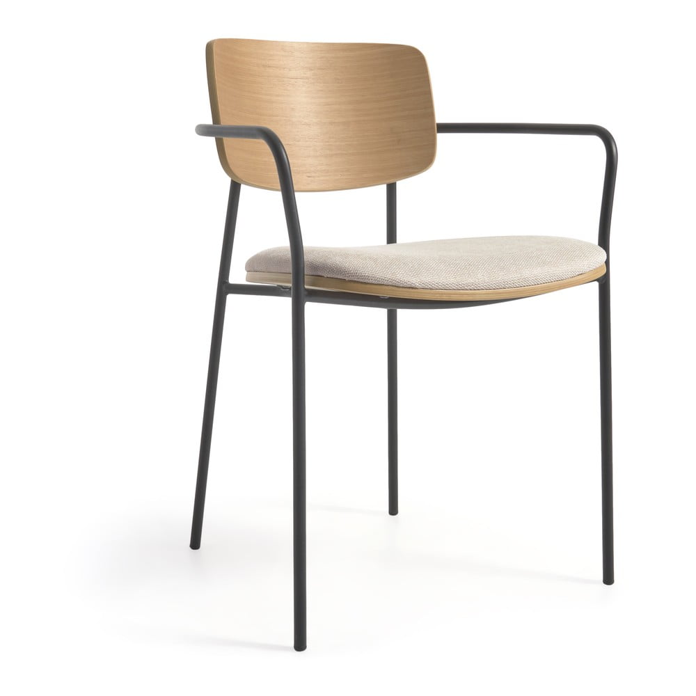 Scaun de dining în decor de stejar la forma maureen