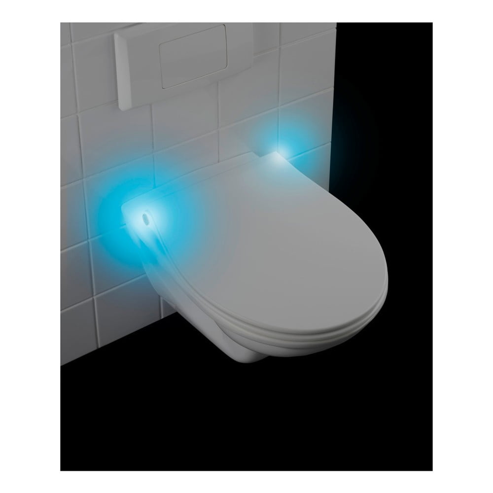 Capac WC LED Wenko Gubbio, 44 x 36,8 cm, alb bonami.ro pret redus