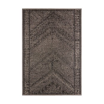Covor de exterior bougari mardin, 70 x 140 cm, maro - negru