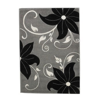 Covor think rugs verona, 60 x 120 cm, gri - negru