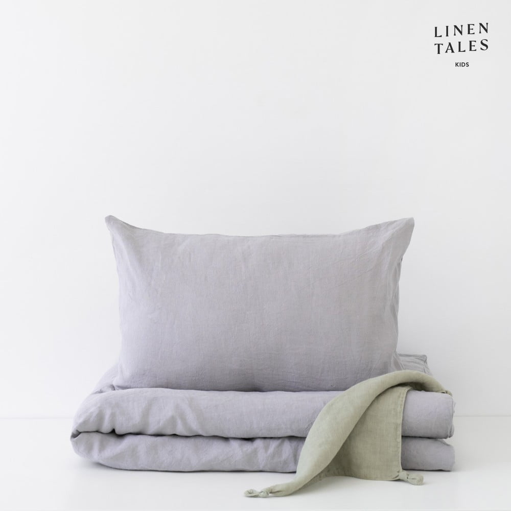 Lenjerie de pat pentru copii din in pentru pătuț 100×140 cm – Linen Tales 100x140