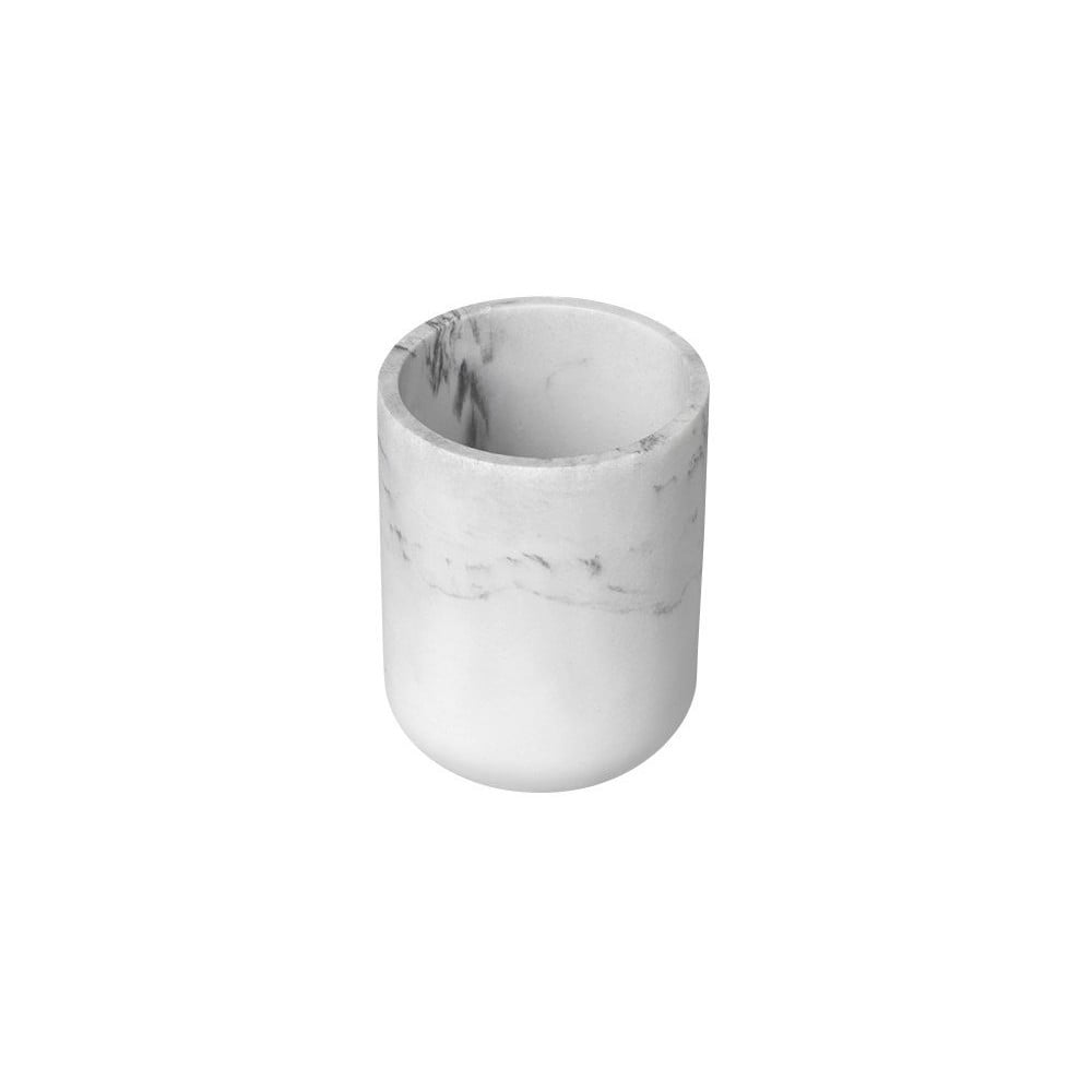 Pahar pentru periuțe de dinți Sapho Bianco, alb-negru bonami.ro imagine 2022