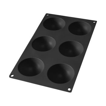 Formă din silicon pentru 6 mini prăjituri lékué, negru
