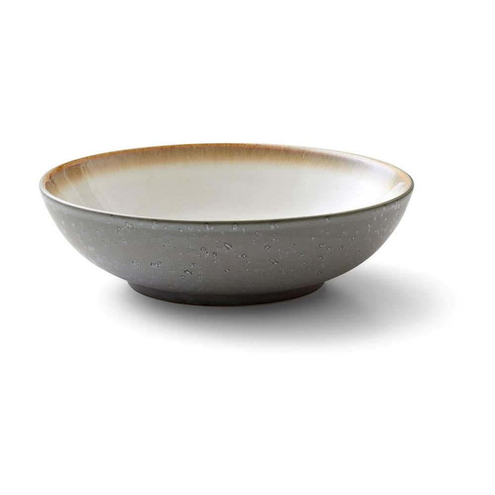 Bol din gresie ceramică pentru salată Bitz, ø 24 cm, gri – bej Bitz imagine 2022