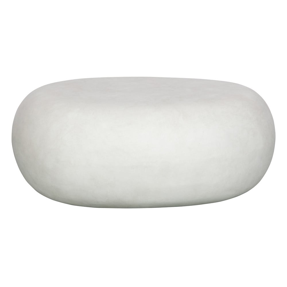 Măsuță de cafea albă 49x65 cm Pebble – vtwonen