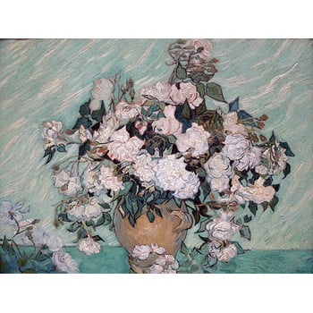 Reproducere tablou vincent van gogh - rosas washington, 70 x 50 cm