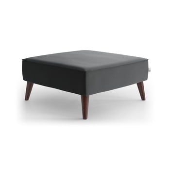 Taburet din catifea my pop design auteuil, gri antracit