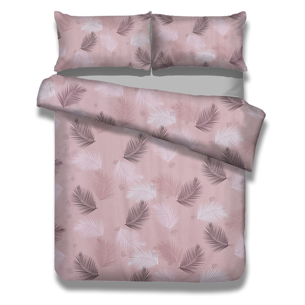 Lenjerie de pat din bumbac AmeliaHome Pink Vibes, 135 x 200 cm AmeliaHome