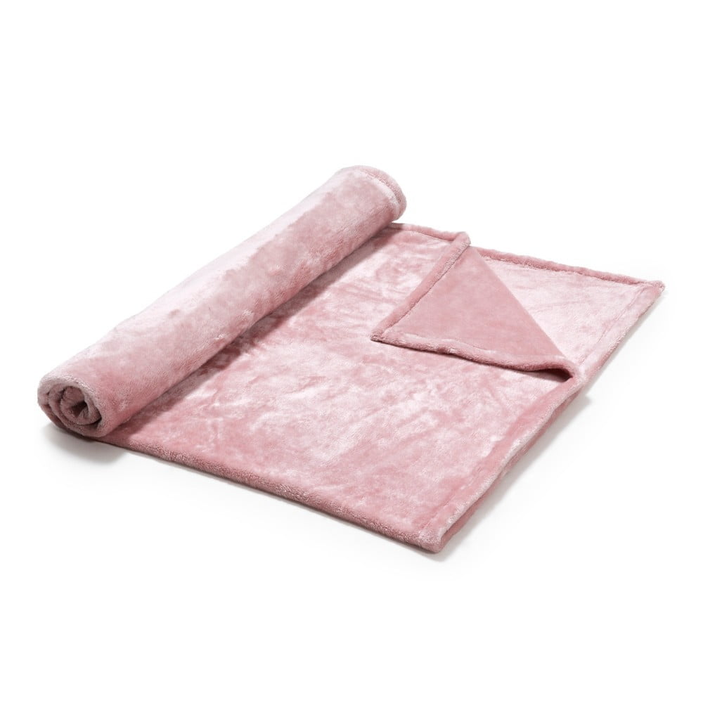 Cuvertură pentru pat, Blum,130x170 cm, roz