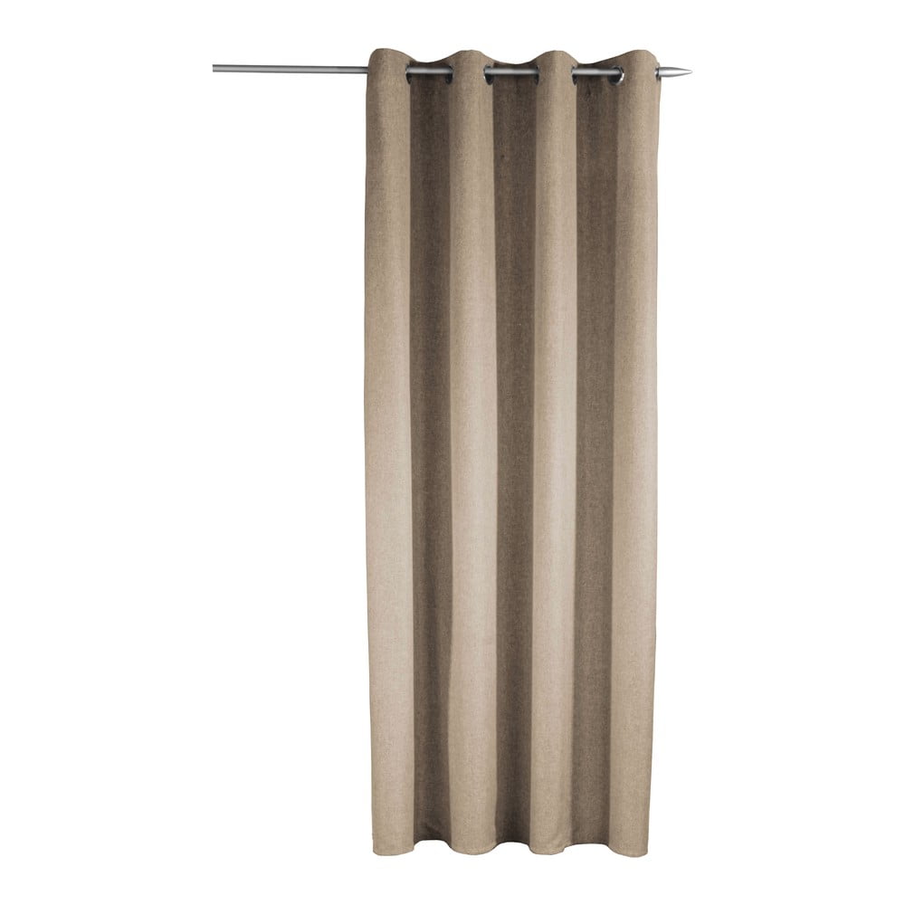 Draperie maro 135x245 cm Len Uni – Sehlbach