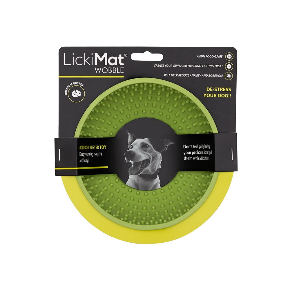  Bol pentru lins Wobble Light Green – LickiMat 
