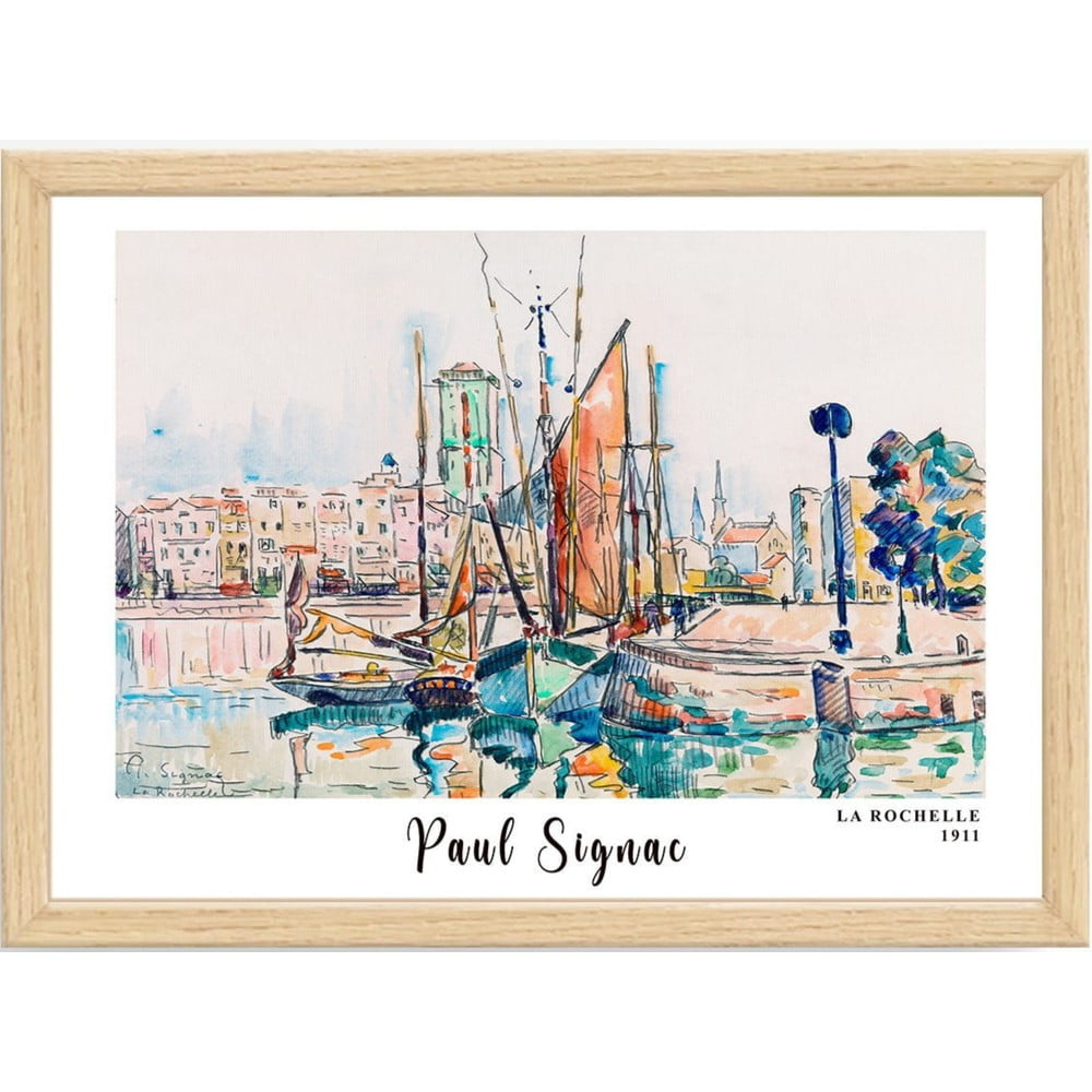  Poster cu ramă 45x35 cm Paul Signac – Wallity 