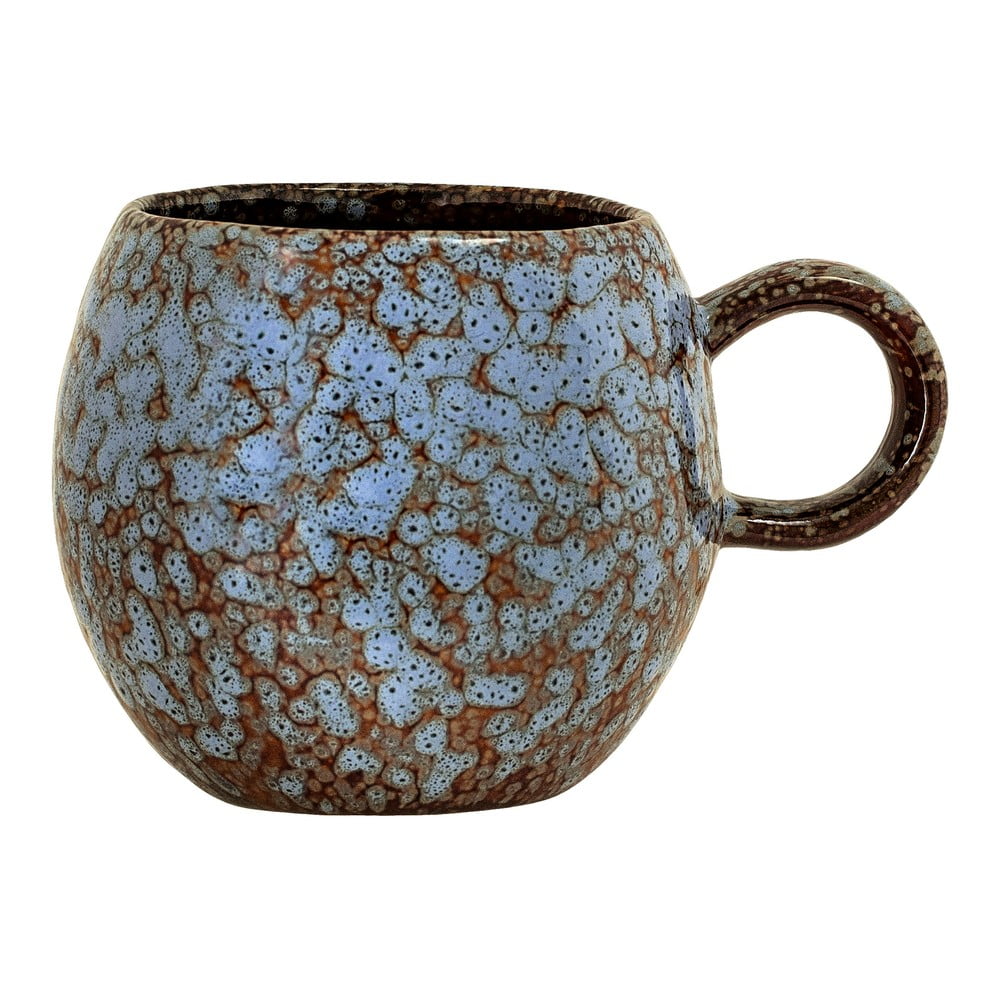 Cană din gresie ceramică bloomingville paula, 275 ml, maro-albastru