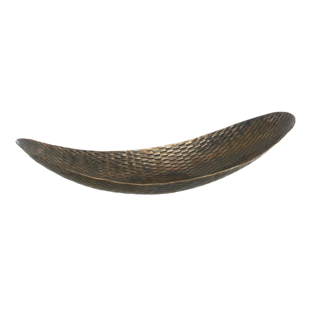 Tavă decorativă din metal 48x16 cm Bronze – Ixia