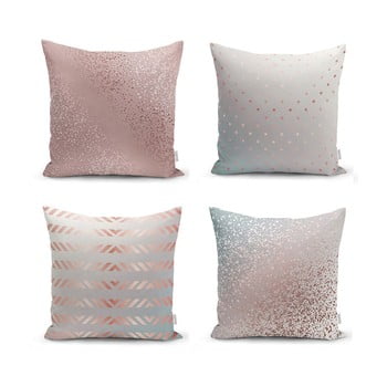Set 4 fețe de pernă minimalist cushion covers all about pastel, 45 x 45 cm