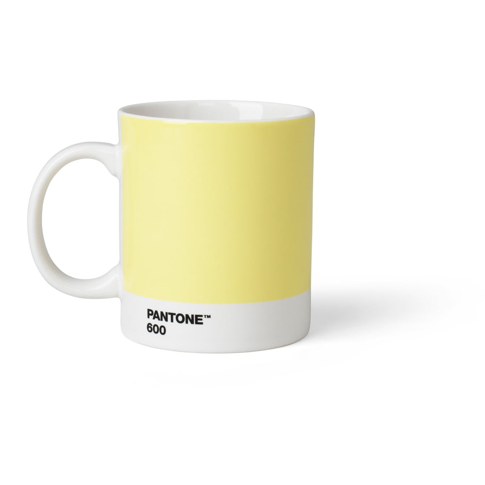  Cană din ceramică 375 ml Light Yellow 600 – Pantone 