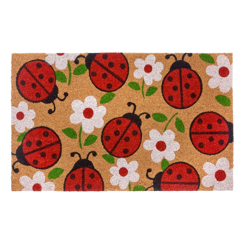 Covoraș de intrare din fibre de cocos 75x45 cm Lady Beetle - Hanse Home