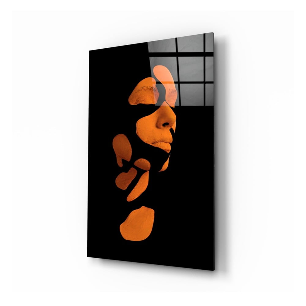 Tablou din sticlă Insigne Fragmented Orange bonami.ro imagine 2022