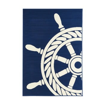 Covor adecvat pentru exterior floorita navy, 133 x 190 cm, albastru închis