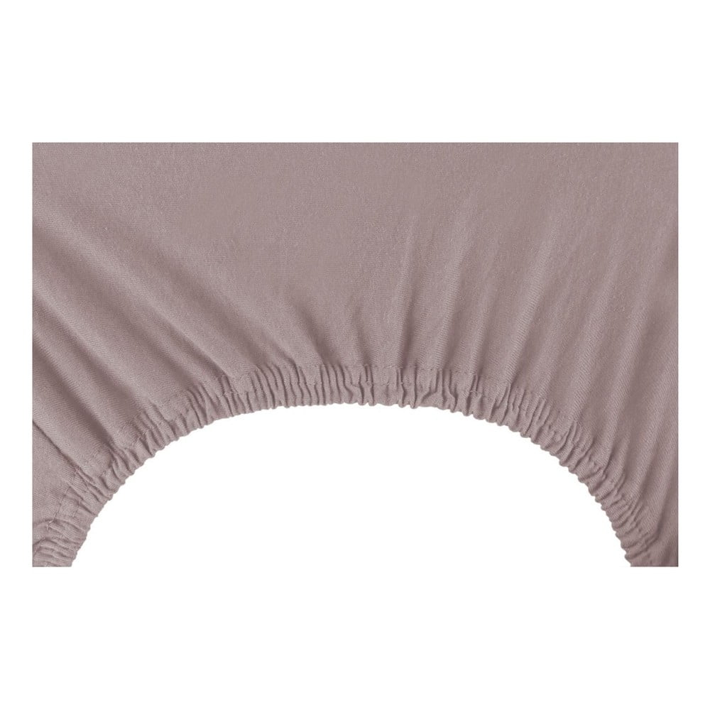 Cearșaf de pat cu elastic DecoKing Nephrite, 180–200 cm, maro-bej deschis 180–200 imagine noua somnexpo.ro