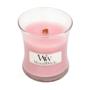 Lumânare parfumată woodwick gardenia, aromă de trandafiri, 20 ore