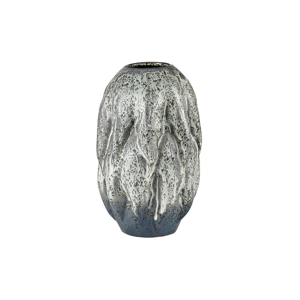 Vază din gresie ceramică villa collection artic ice, gri