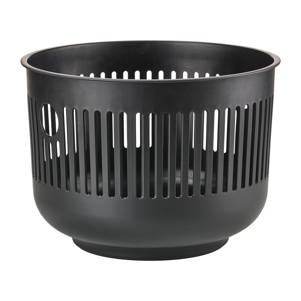 Coș de rufe negru din plastic 35 l Ume – Zone