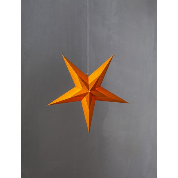 Decorațiune luminoasă pentru Crăciun Star Trading Diva, portocaliu, ø 60 cm